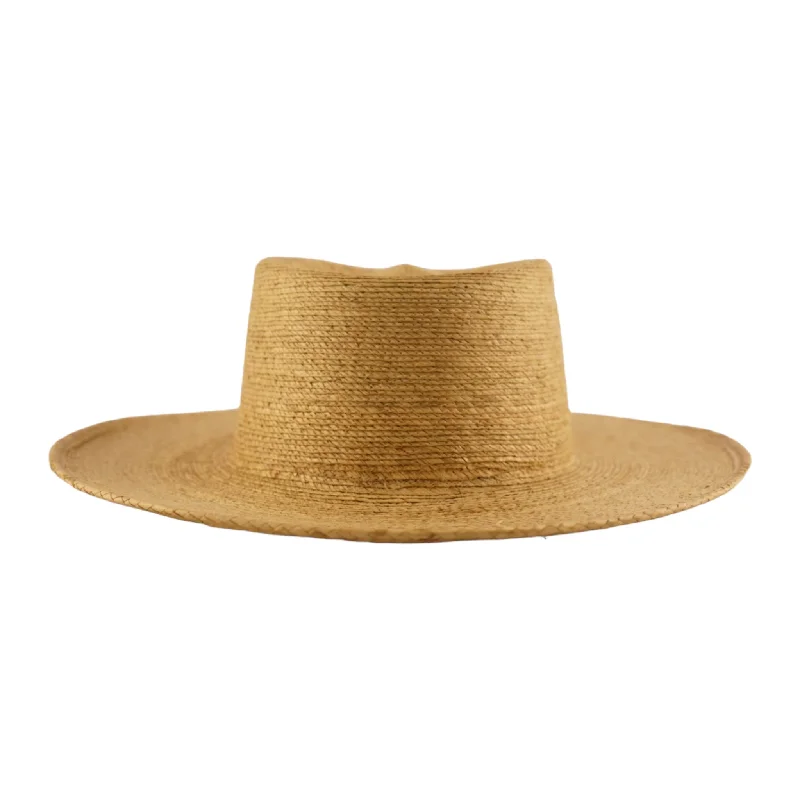 sun hat for sunny park walks-Monterrey Palm Sun Hat - Natural Palm