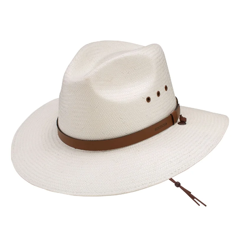 Beanies for cozy indoor days-Stetson Los Alamos Shantung Straw Outdoor Hat