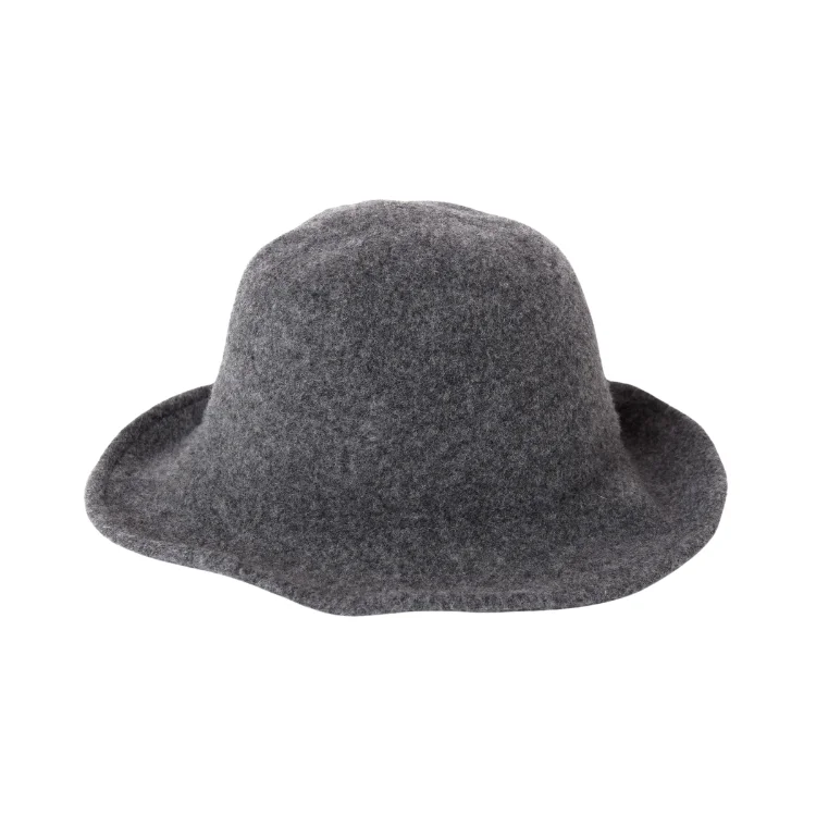 wool hats for travel-  Avenel of Melbourne Boiled Wool Hat - Grey