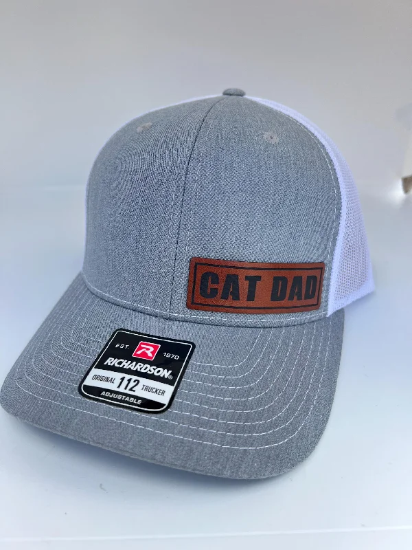 Beanies for road trips-Cat Dad Hat | Christmas gift for dad hat | Hat for Cat Dad | Hat for dad | Richardson 112 Hat | Cat lovers hat