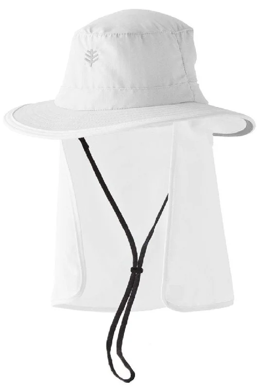 Headbands with stylish designs-Convertible Boating Hat | White