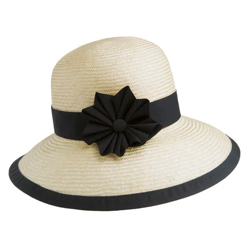 Beanies for trendy chic styles-Betmar Mabel Wide Brim Straw Hat