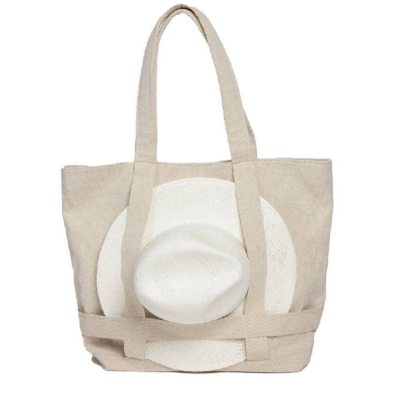 Beanies for winter holidays-Hat Attack The Original Canvas Traveler Bag - Solid Natural Linen