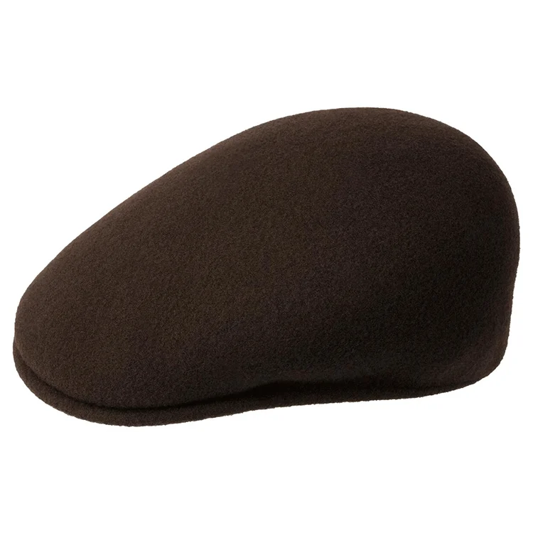 handmade wool beanie hats-  Kangol 504 Wool Cap - Espresso