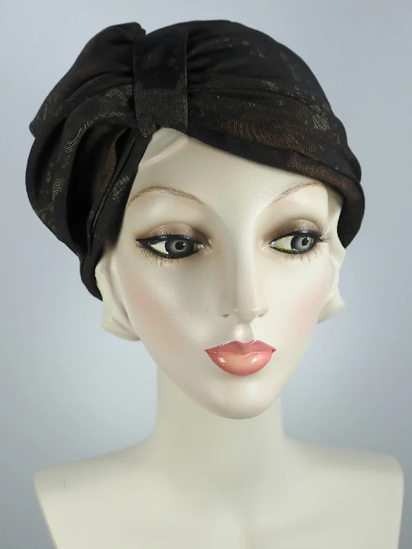 Beanies for outdoor exploration-Classic Silk Turban Hat