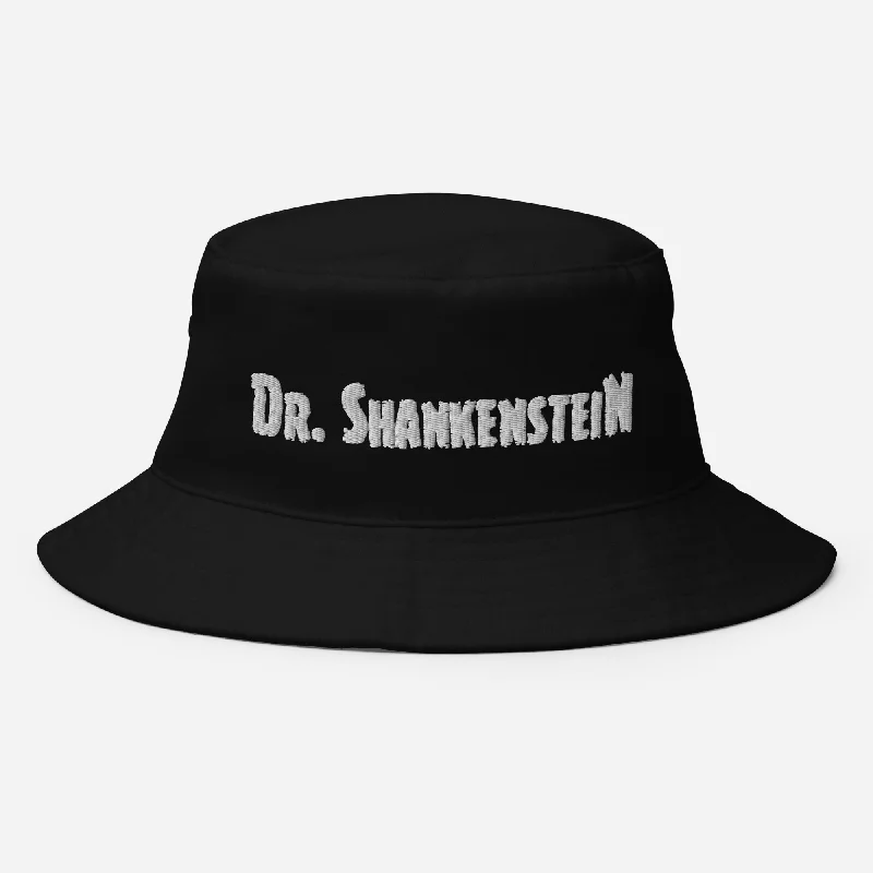 Bucket hats for fun summer activities-Dr Shankenstein Embroidered Bucket Hat by ReadyGOLF