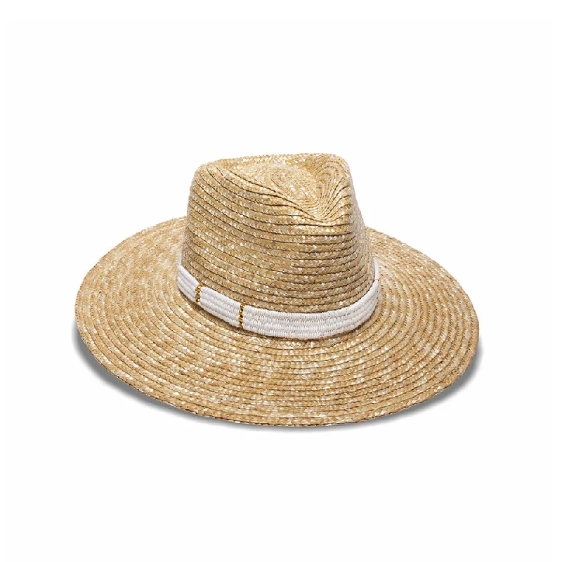 sun hat for men-Nikki Beach Alessia Wide Brim Straw Sun Hat