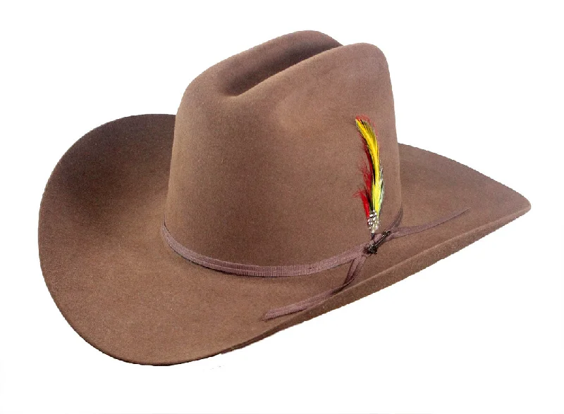 Headbands for travel comfort-Stetson Rancher Classic Felt Western Hat