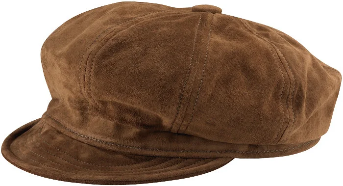 Beanies for hiking-A--New York Hat Co Suede Spitfire Cap , Style#9260