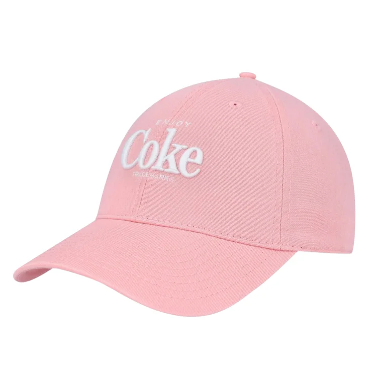 Beanies for stylish work-from-home outfits-American Needle Enjoy Coke Sinclair - Pink