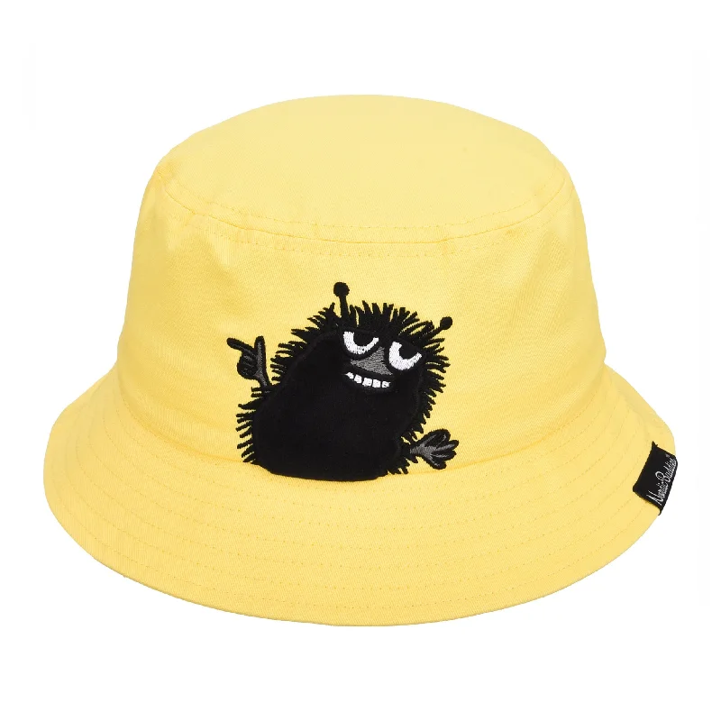 Bucket hats for the adventurous spirit-Stinky Pranking Kids Bucket Hat - Yellow