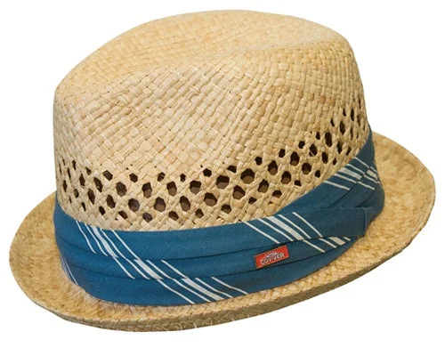 Headbands for holiday style-Conner Raffia Fedora Hat