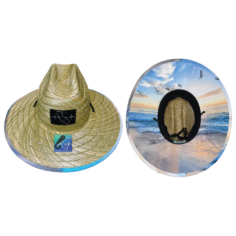 sun hat for kids with protection-California Straw | Sun Hat | Seagulls