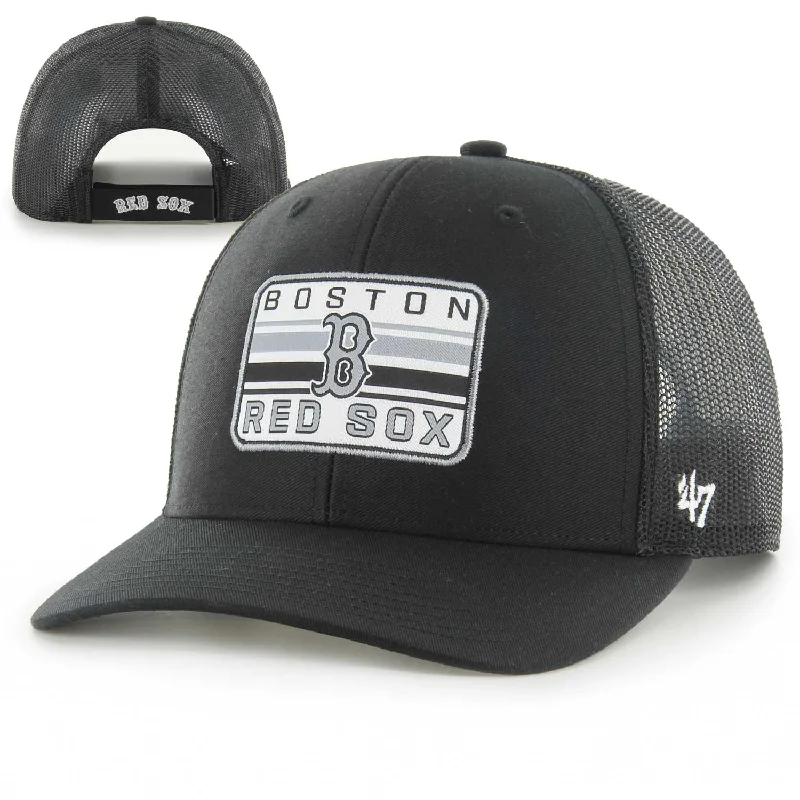 Beanies for trendy wear during snow-47 Snapback - Trucker - Drifter - Black