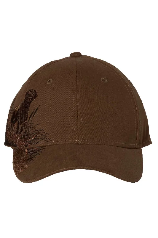 mens hats cool-Dri Duck Mens Labrador Adjustable Hat - Brown