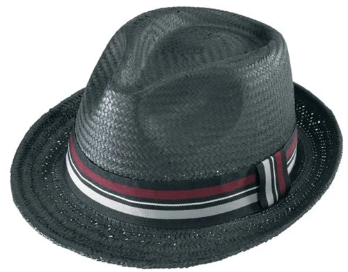 Beanies for stylish winter essentials-Henschel Firm Straw Gentleman's Fedora