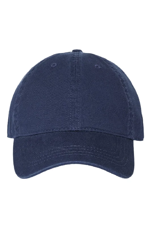 mens hats for exercise-Cap America Mens Relaxed Adjustable Dad Hat - Light Navy Blue - Closeout