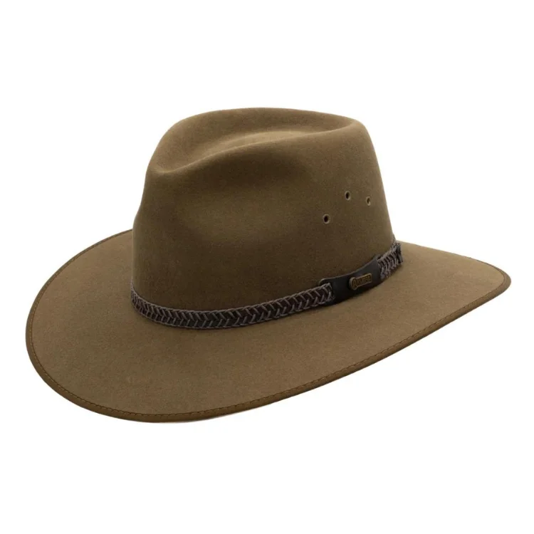 Beanies for stylish, chilly moments-Akubra Tablelands Hat - Khaki