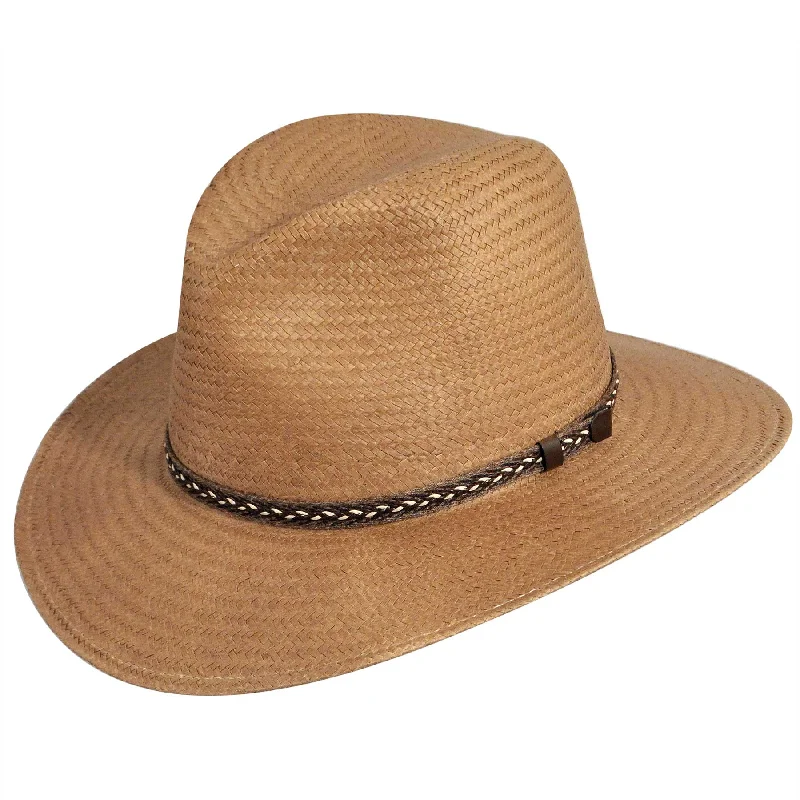 Beanies for travel to cold destinations-Pantropic Westside Walker LiteStraw® Fedora