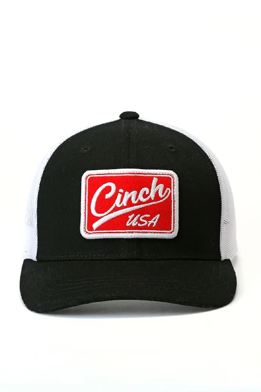 Beanies with stylish pom-pom embellishment-MEN'S CINCH USA CAP - MULTI