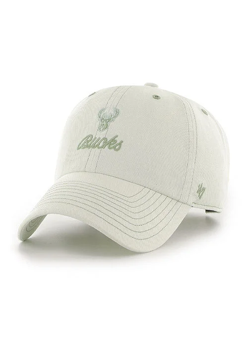 womens hats for ultimate warmth-Women's '47 Brand Clean Up Haze Green Milwaukee Bucks Adjustable Hat