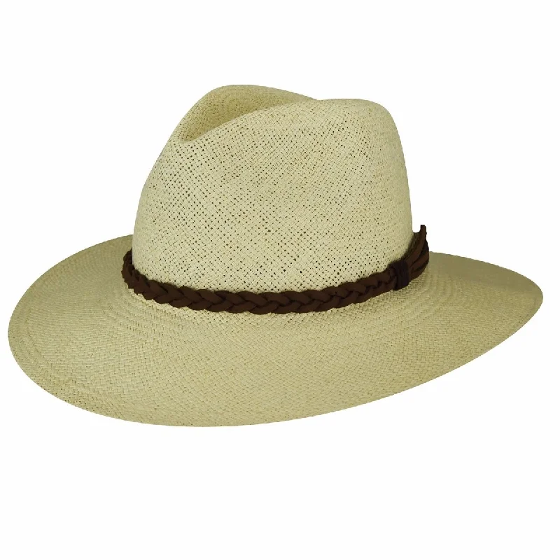 Beanies for winter festivals-Pantropic Caribbean Twisted Band Fedora