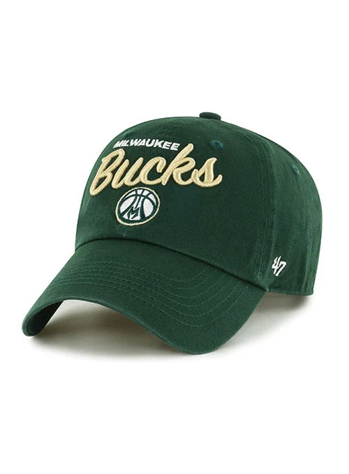 womens hats for perfect vacation photos-Women's '47 Brand Clean Up Phoebe Ball Milwaukee Bucks Adjustable Hat