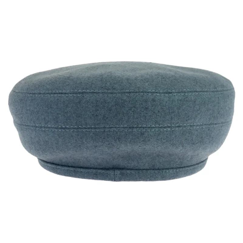 womens hats with light breathable fabric-Hermes Sant Honore Beret Hat Light Blue