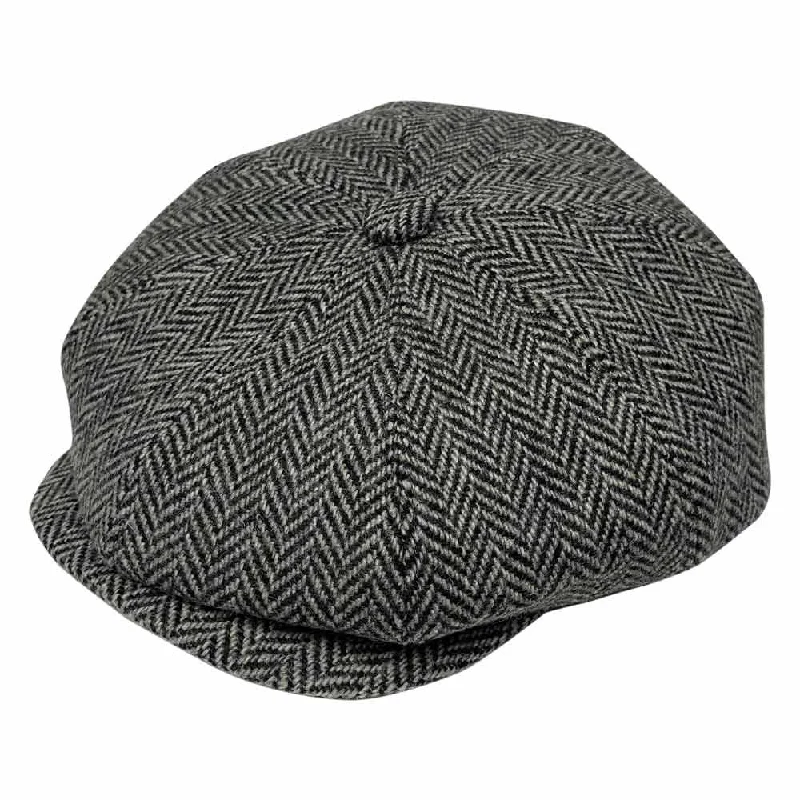 wool winter hats for cold weather-  Saint Martin – “Peaky” Wool Newsboy Cap