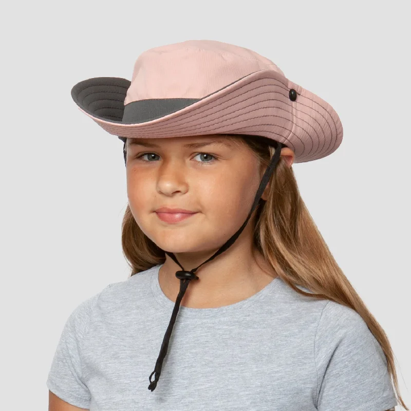 sun hat with stylish design for summer outings-Kids UV Protection Foldable Sun Hat