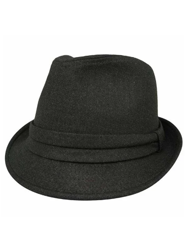 Beanies with thermal insulation-Charcoal Gray Unisex Fedora Hat