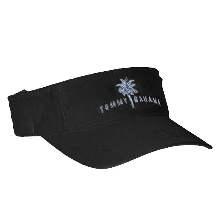 Headbands with no-show seams-Tommy Bahama Palm Visor - Black