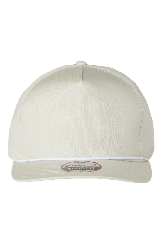 mens hats sporty and fashionable-Imperial Mens The Barnes Snapback Hat - Putty