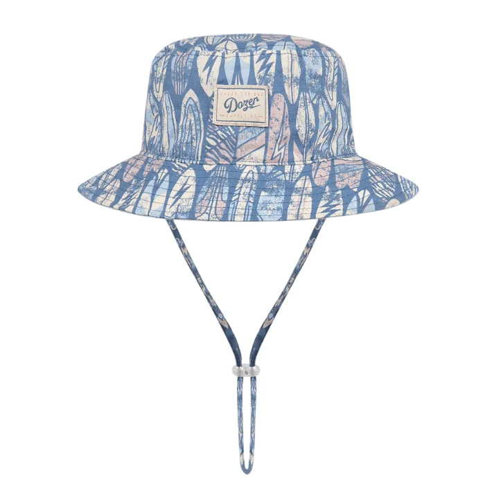 Bucket hats for cool outdoor activities-Dozer Boys Bucket Bremer - Teal