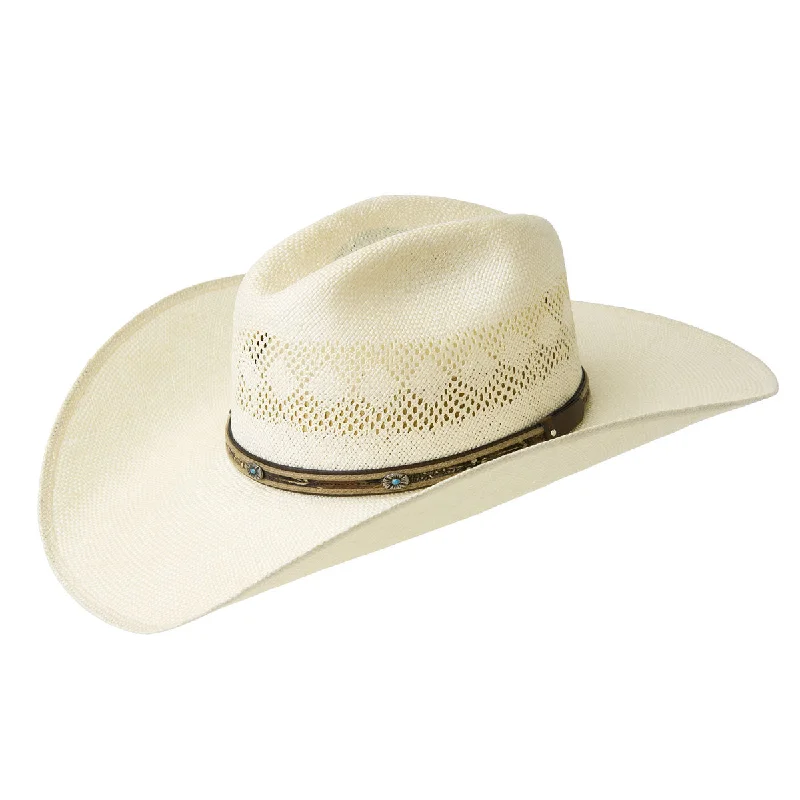 Beanies with insulating materials-Renegade Leona Straw Cowgirl Hat