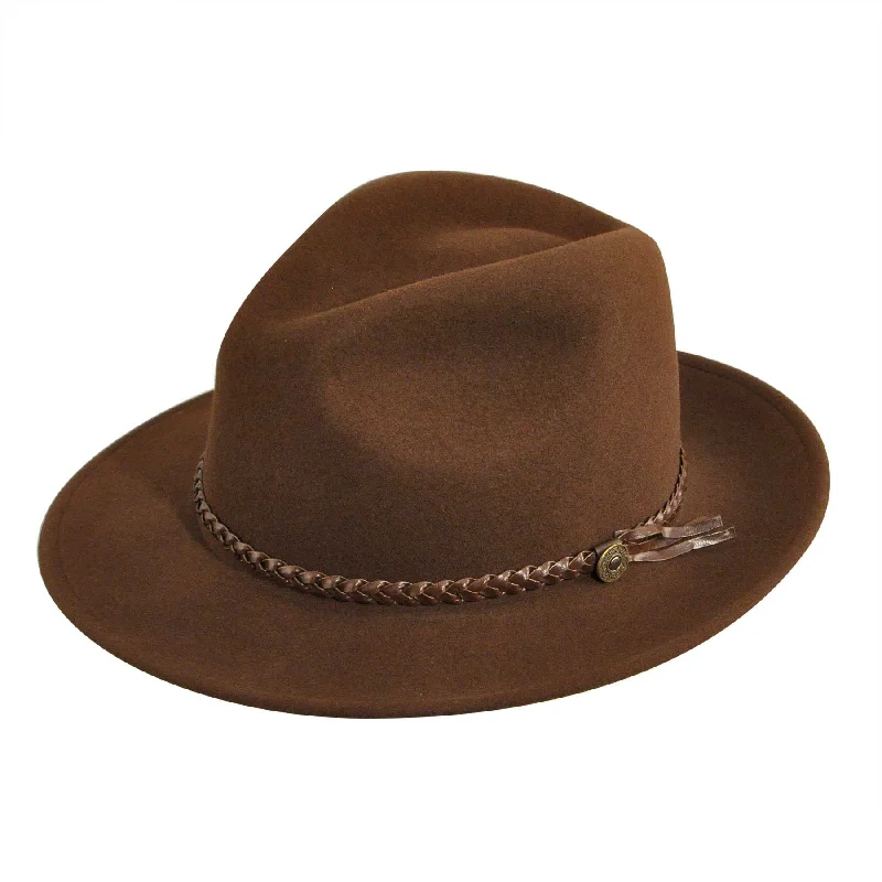 Beanies for staying warm and stylish-Pantropic Litefelt® Fedora Hat