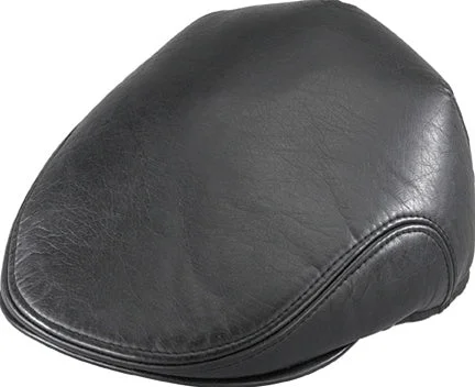 Beanies for outdoor events-Henschel Faux Leather Ivy Cap