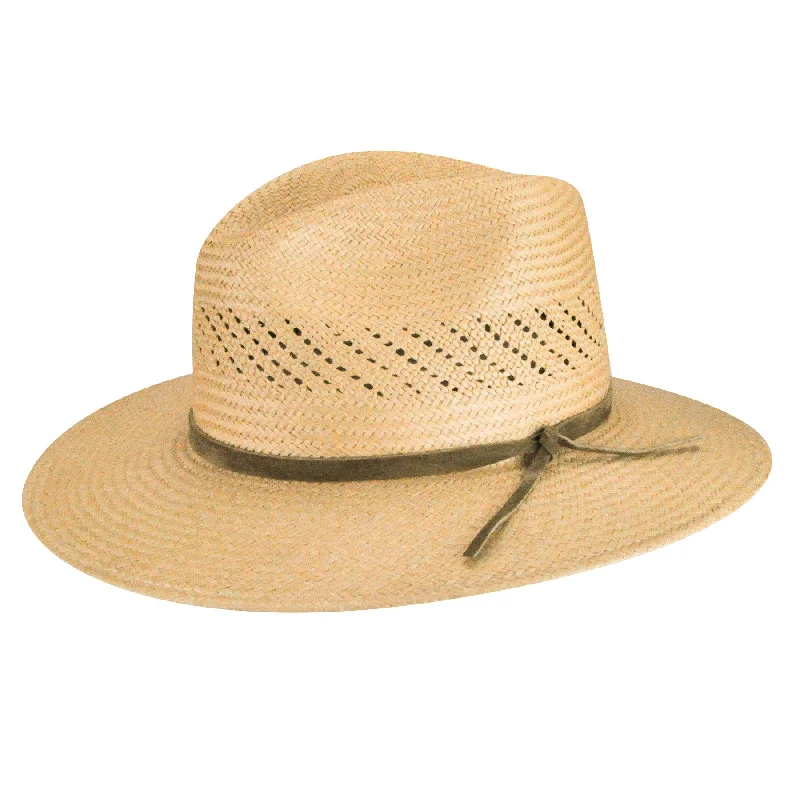 Headbands for team sports-Pantropic Tuscon Panama Fedora Hat