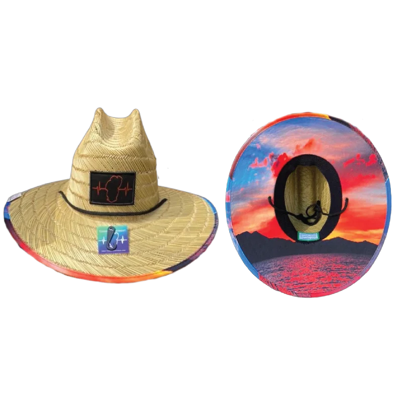 lightweight sun hat for beach-Tahoe Straw| Sun Hat | Sunset