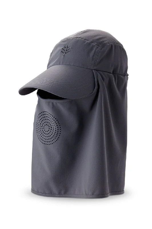 breathable wide brim sun hat-Logan Ultra Sun Hat | Carbon