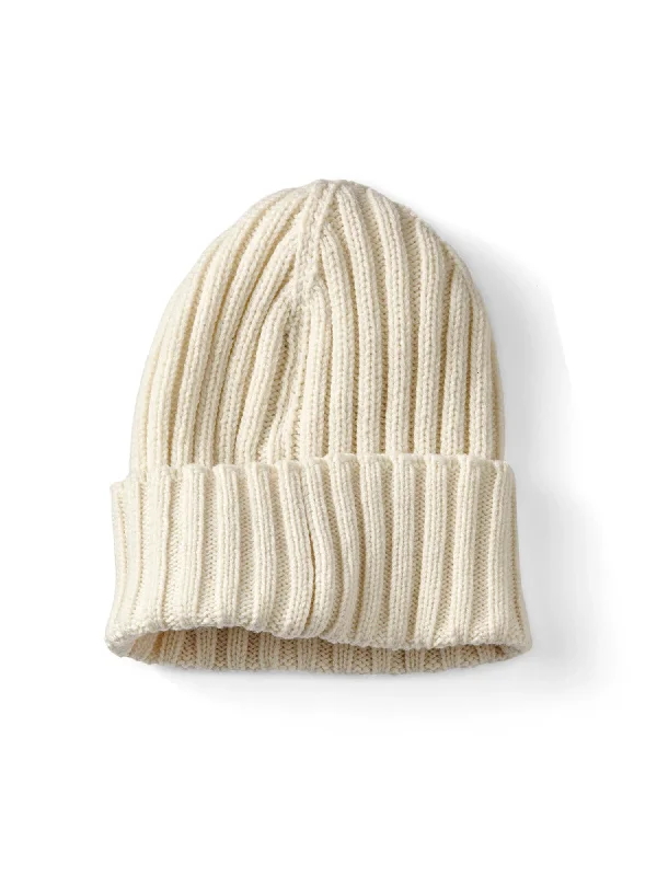 Beanies for daily winter wear-Alessandro Rib Knit Cashmere Hat