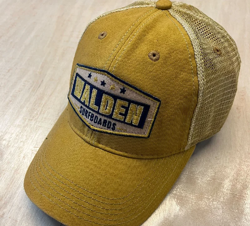 Beanies for festivals and concerts-Walden Star hat - Yellow