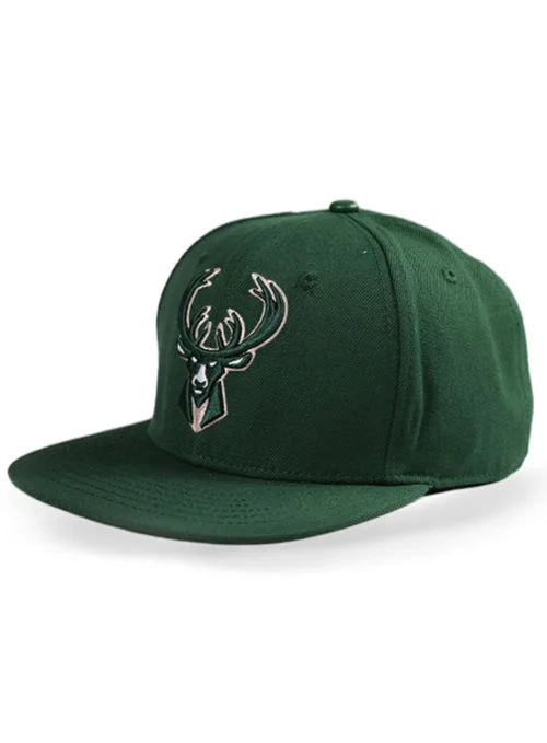 handmade wool hats-  Pro Standard Classic Wool Green Milwaukee Bucks Snapback Hat