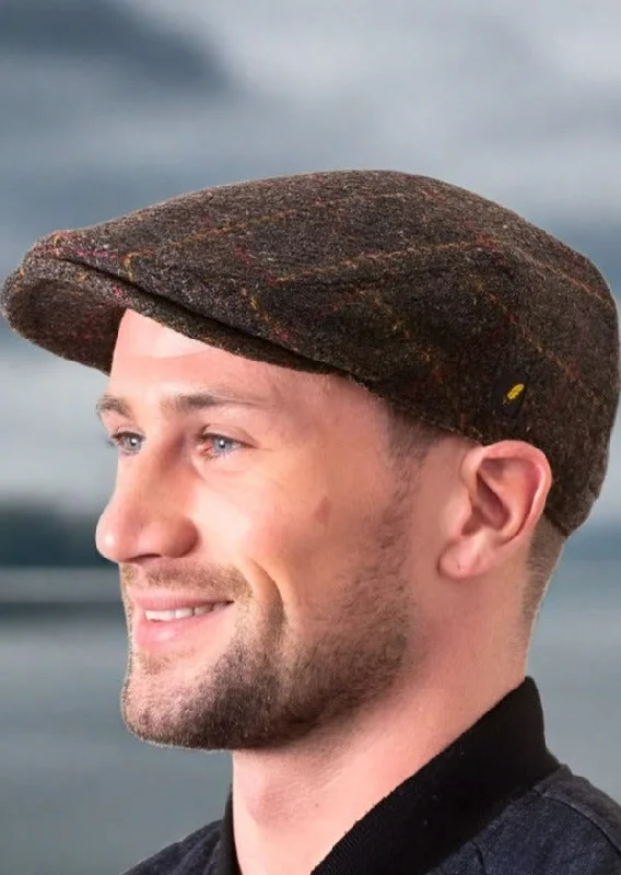 Beanies for trendy cool-weather fashion-Dubliner Brown Check Cap