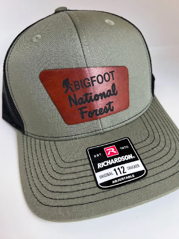 Beanies with stylish, cozy look-Christmas gift for dad Bigfoot hat, Yeti hat, Sasquatch hat, Bigfoot believer hat, Bigfoot National Forest, Richardson 112 trucker hat