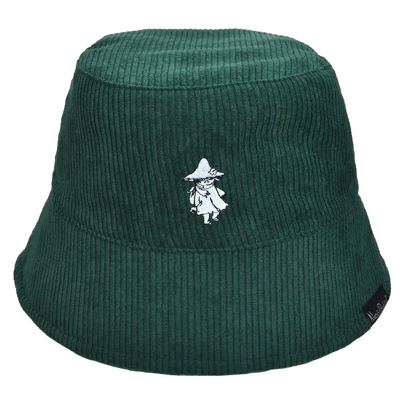 Bucket hats for adventures and fun-Snufkin Adventure Bucket Hat Corduroy - Green