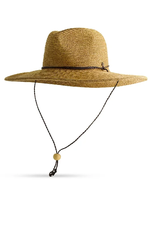 sun hat for swimming pool-Beach Comber Sun Hat | Brown