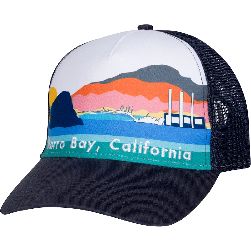 Beanies for holiday shopping-Morro Bay California Trucker Hat