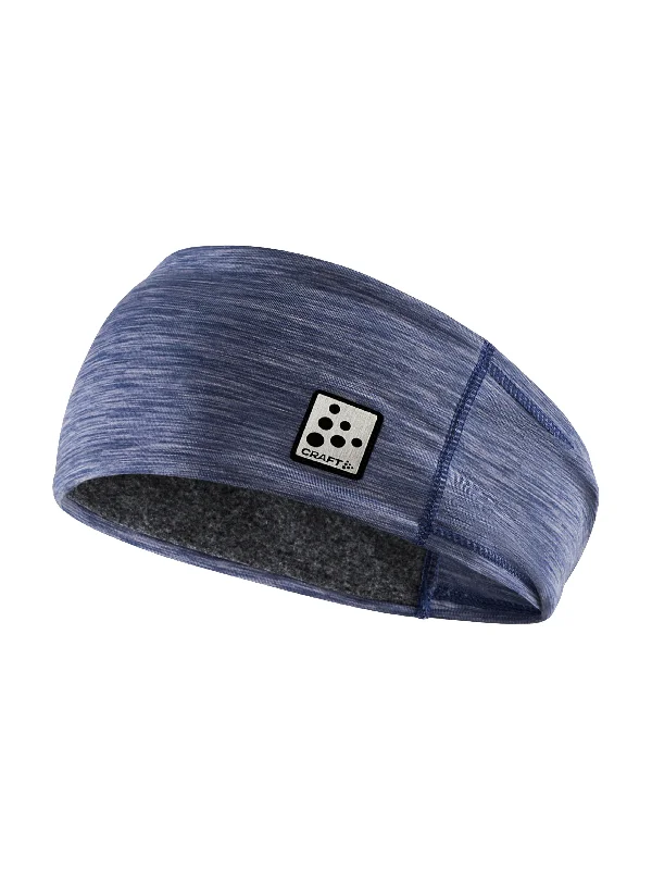 Beanies for winter activities-MICROFLEECE SHAPED HEADBAND