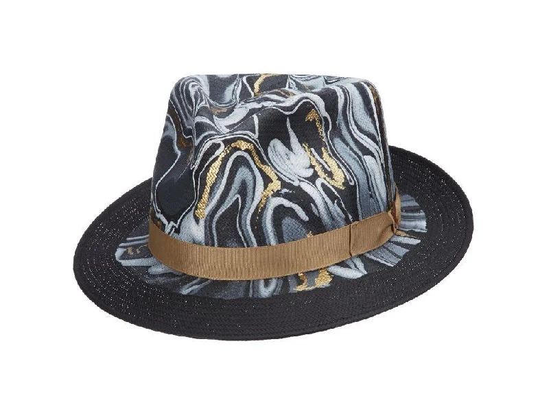 Beanies for keeping warm in winter-Carlos Santana Luminosity Shantung Fedora